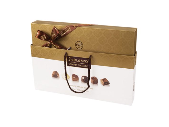 ELIT SIGNATURE GOURMET COLLECTION <span class=search-everything-highlight-color style=background-color:orange><span
class=search-everything-highlight-color style=background-color:orange>PRALINE-GOLD</span></span> WITH BAG - 256GR