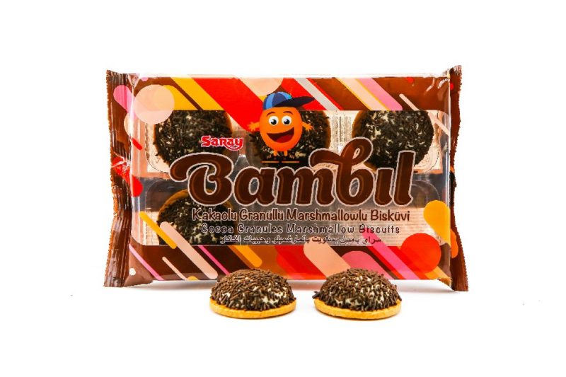 Saray Bambil Marshmallow Biscuits With Cocoa Granules