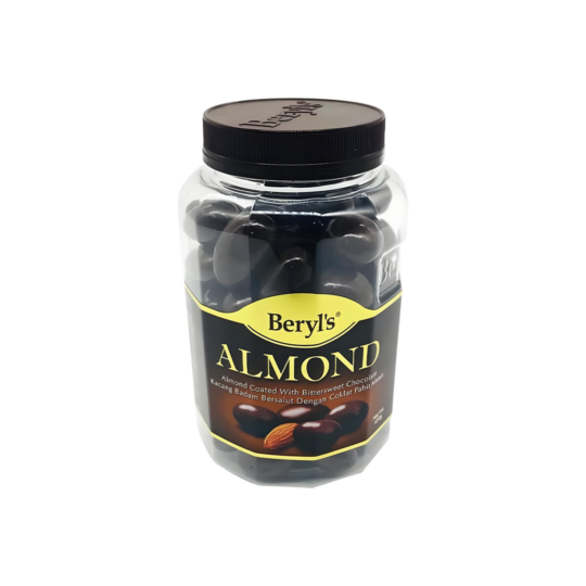 BERYLS ALMOND DARK CHOCOLATE 400GR JAR