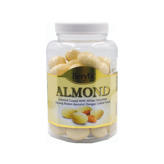BERYLS ALMOND WHITE CHOCOLATE 400GR JAR