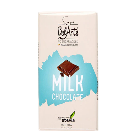 BEL ARTE SUGAR FREE MILK CHOCOLATE TABLETS 85GR