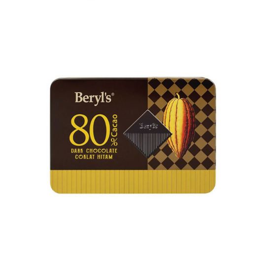 80% CACAO DARK CHOCOLATE MINI TIN 108GR