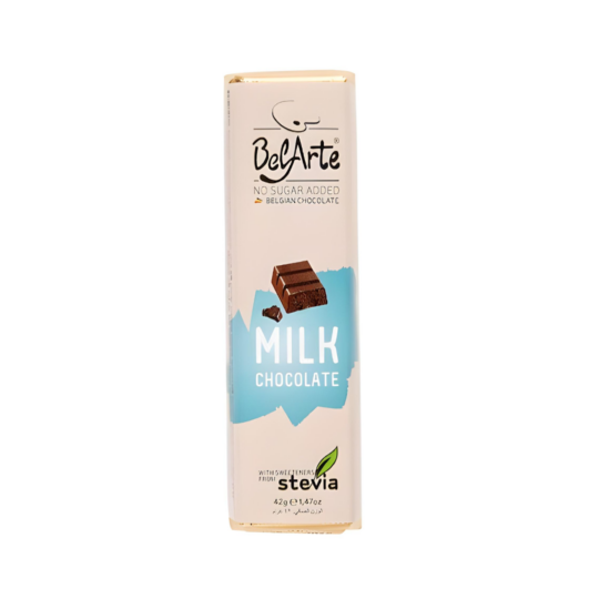 BEL ARTE Sugar Free Milk Chocolate Bar 42g | Keto, Low Carb & Diabetic Friendly