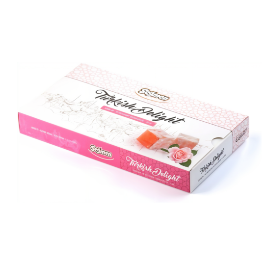 Segmen Rose Turkish Delight, 500g box