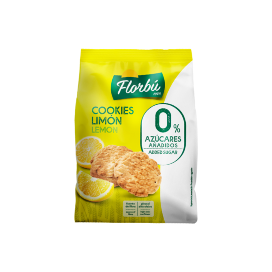 FLORBU SUGAR FREE  MINI LEMON COOKIES 130Gr