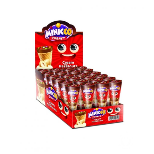 ANL MINICCO CORNET HAZELNUT CONES