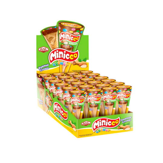 MINICCO CORNET PEANUT CONES