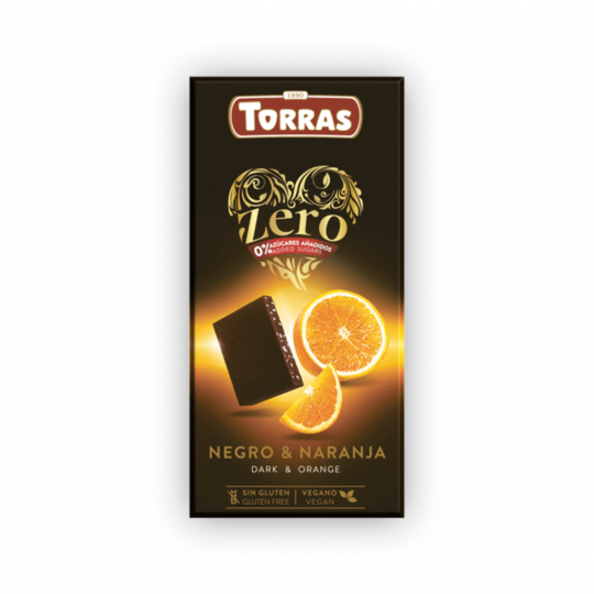 TORRAS SUGAR FREE ZERO DARK & ORANGE CHOCOLATE
