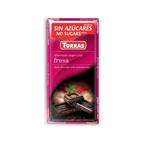 TORRAS SF DARK AND STRAWBERRY CHOCOLATE