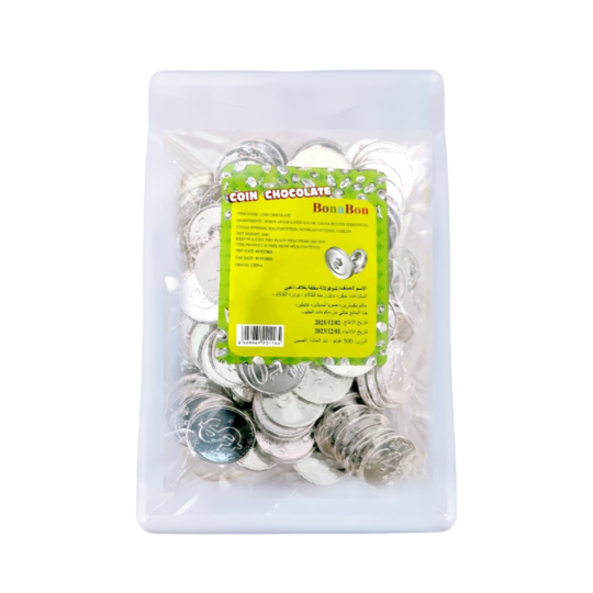 BONABON CHOCOLATE SILVER COINS