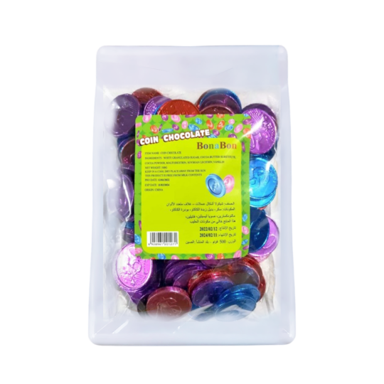 BONABON CHOCOLATE mixed 4 colors COINS