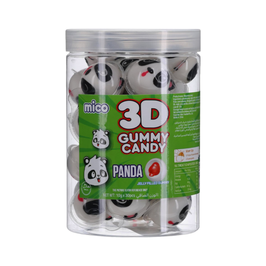 Mico 3D Gummy Candy Panda
