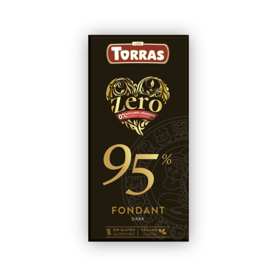 TORRAS SUGAR FREE ZERO DARK 95% COCOA CHOCOLATE