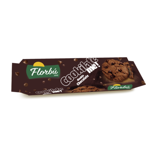 FLORBU DOUBLE CHOCOLATE COOKIES 120GR
