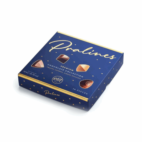 ELIT Pralines assorted chocolate blue box 164GR