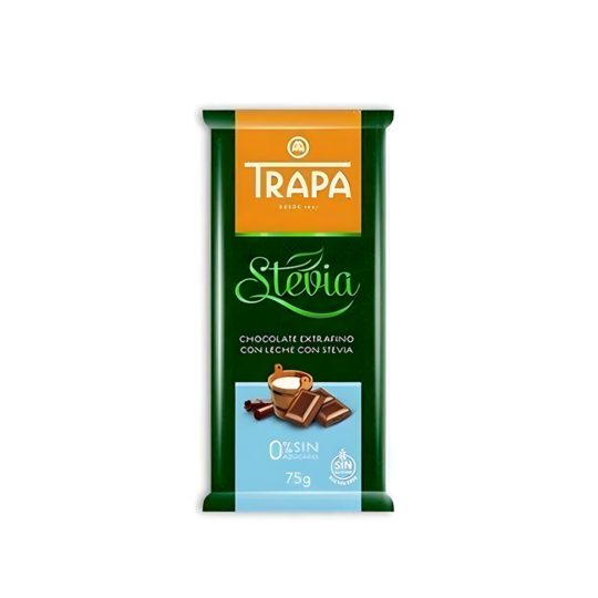 TRAPA 0% Sugar Free MILK CHOCOLATE WITH STEVIA