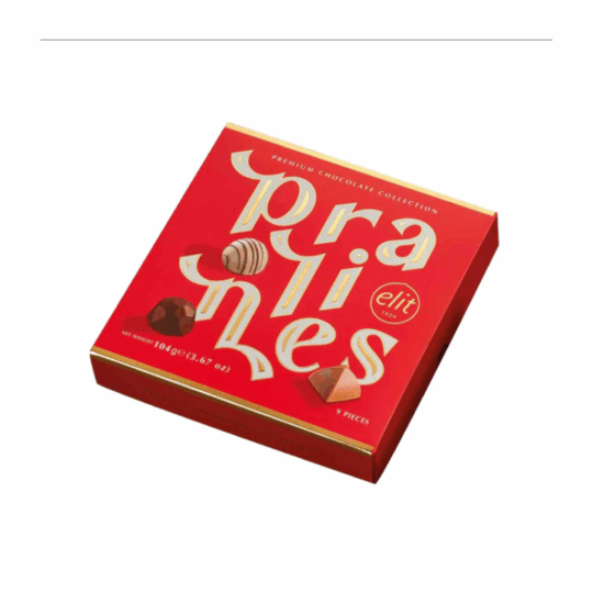 ELIT Pralines Assorted chocolate Red box 104GR