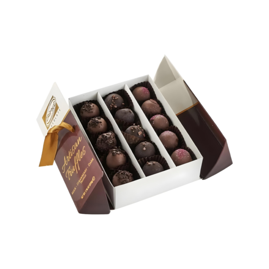 BIND Chocolate Artisan Truffles Brown Color Gift Box