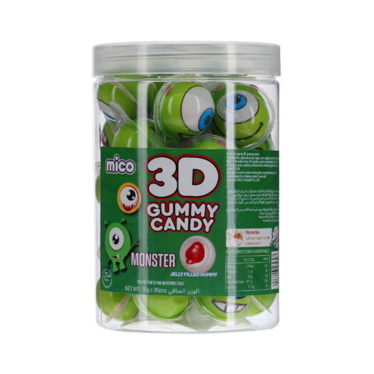Mico 3D Gummy Candy Monster