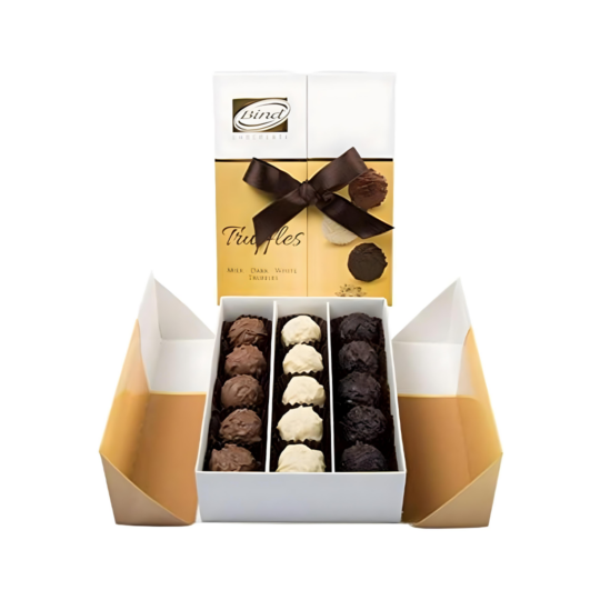 BIND CHOCOLATE TRUFFLES COLLECTION GOLD COLOR GIFT BOX