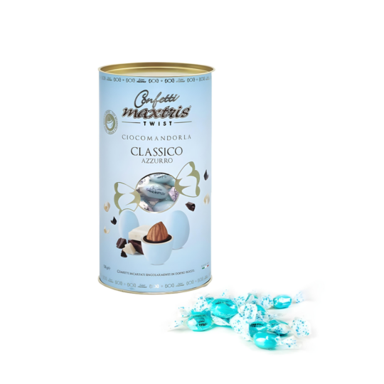 confetti maxtris Twist Ciocomandorla Italian Dragee Almond 100 g