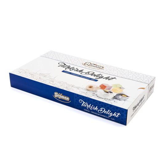 SEGMEN DOUBLE ROASTED PLAIN with Coconut TURKISH DELIGHT 500GR BOX