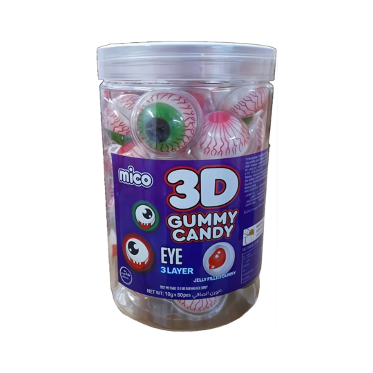 Mico 3D Gummy Candy Eye 3layer