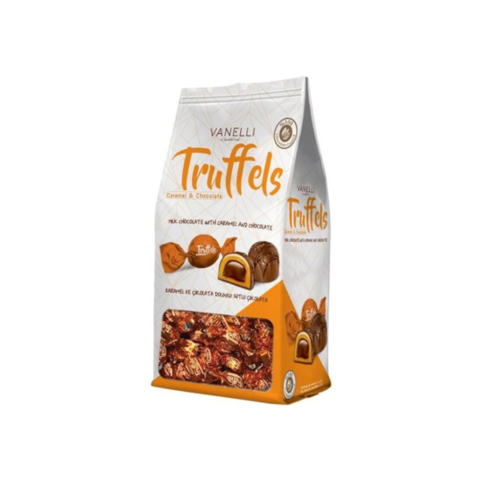 VANELLI TRUFFELS WITH CARAMEL AND CHOCOLATE 150 GR