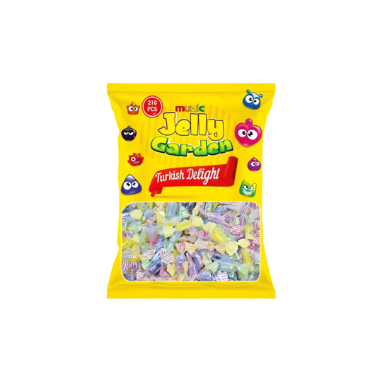 JELLY GARDEN 5GR TURKISH DELIGHT 1KG BAG