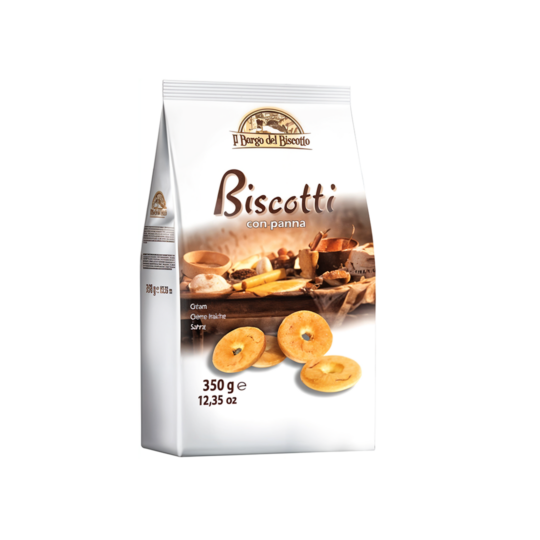 BDB BISCUIT ROUND WITH CREAM BAG 350GR
