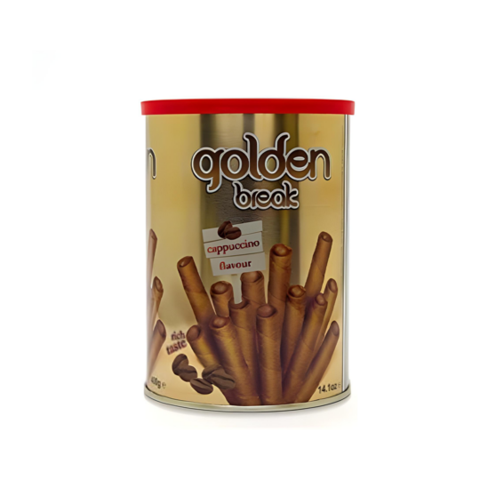 Golden Break Cappuccino Filled Rolled Wafer Stick (400g)