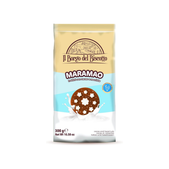 BDB BISCUIT with Cocoa and Hazelnut BAG 300GR
