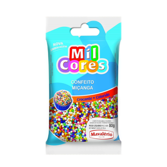 MAVALERIO MIL CORES RAINBOW SPRINKLES 80GR