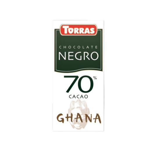 TORRAS GHANA DARK 70% CHOCOLATE
