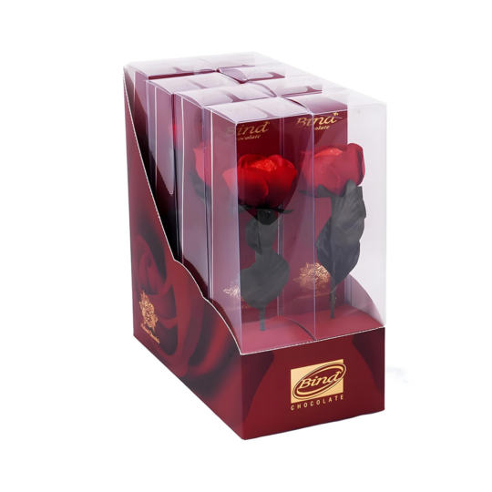 BIND Red Roses Gianduja Milk Chocolate