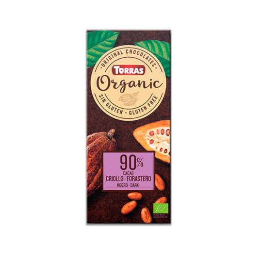 TORRAS ORGANIC 90% DARK CHOCOLATE