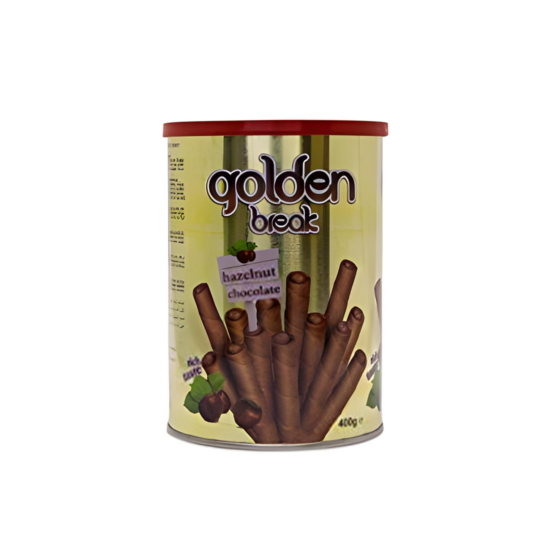 GOLDEN BREAK HAZELNUT CREAM FILLED FINGER WAFER 400GR
