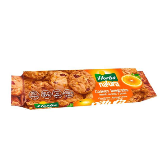 FLORBU ORANGE AND RAISING NATURA COOKIES 120Gr