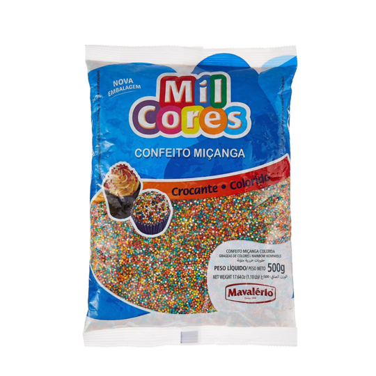 Mavalerio Mil Cores Rainbow Non Pareils 500 g