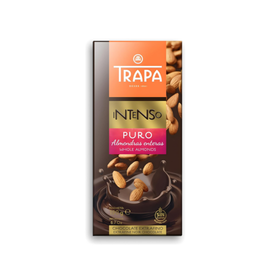 TRAPA INTENSO DARK CHOCOLATE 55% ALMONDS