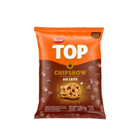 HARALD TOP CHIPSHOW MILK CHOCOLATE 1.010KG